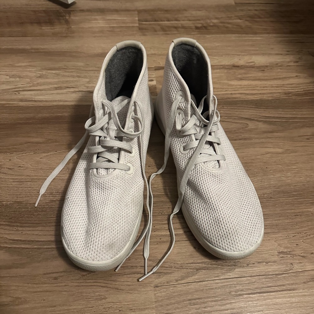 Allbirds Men's Light Gray High-Top Sneakers